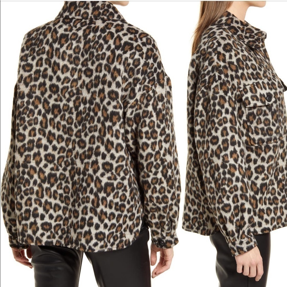 Vero Moda Vmleony Animal Leopard Print Long Sleeve Jacket Size XS - Picture 2 of 13